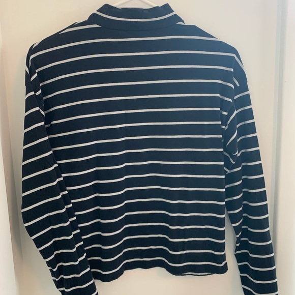 Everlane Tops - Everlane Striped Square Mockneck
